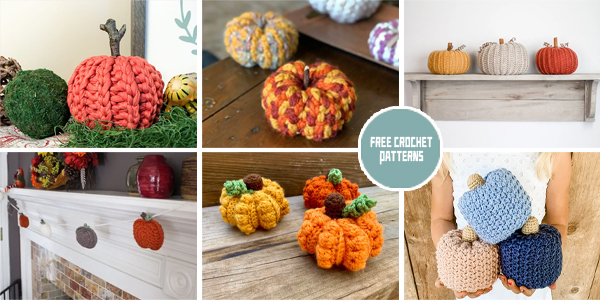8 Rustic Pumpkin Free Crochet Patterns