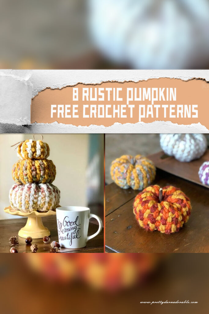 8 Rustic Pumpkin Free Crochet Patterns