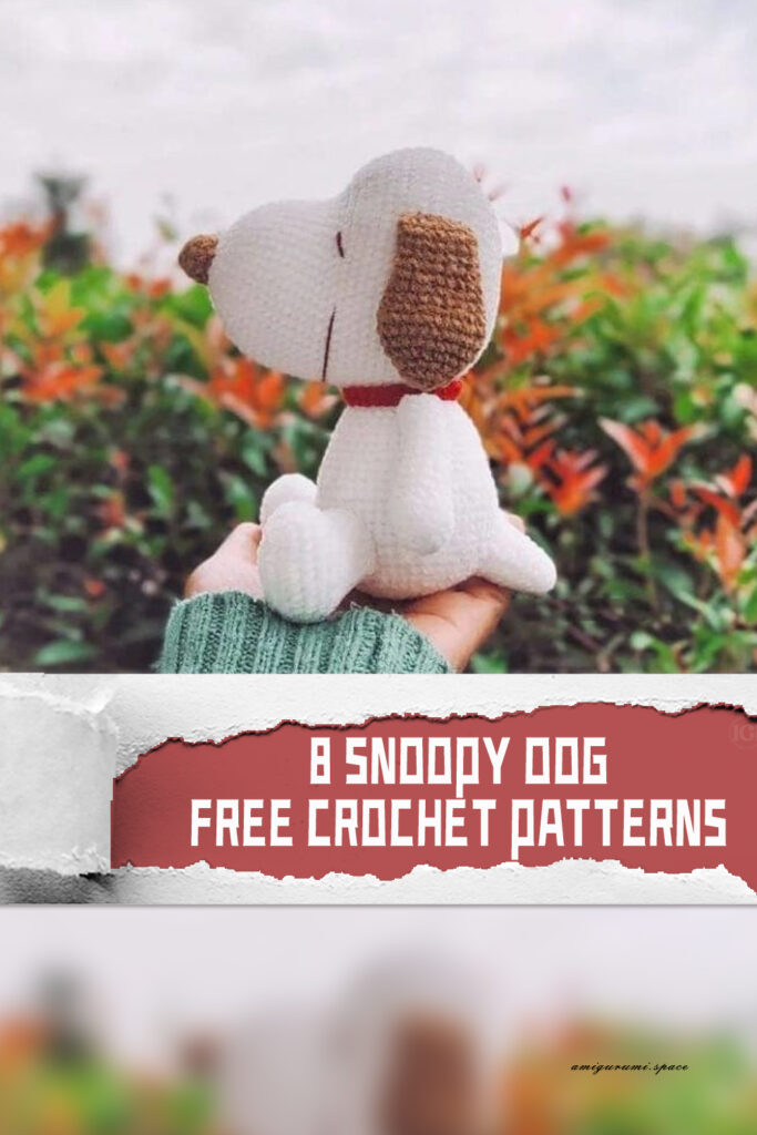 8 Snoopy Dog Crochet Patterns - FREE