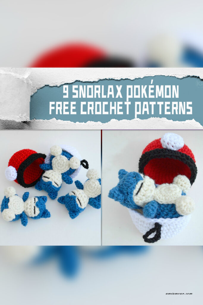 9 FREE Snorlax Pokémon Crochet Patterns