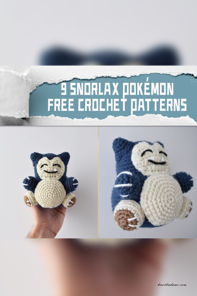 9 FREE Snorlax Pokémon Crochet Patterns