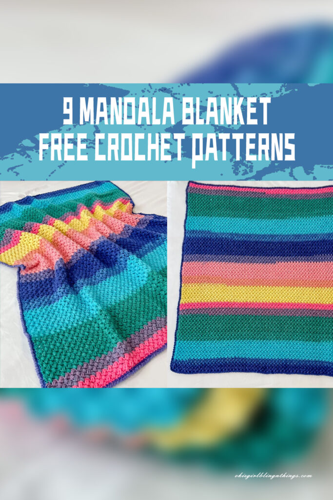 9 Mandala Blanket Crochet Patterns - FREE