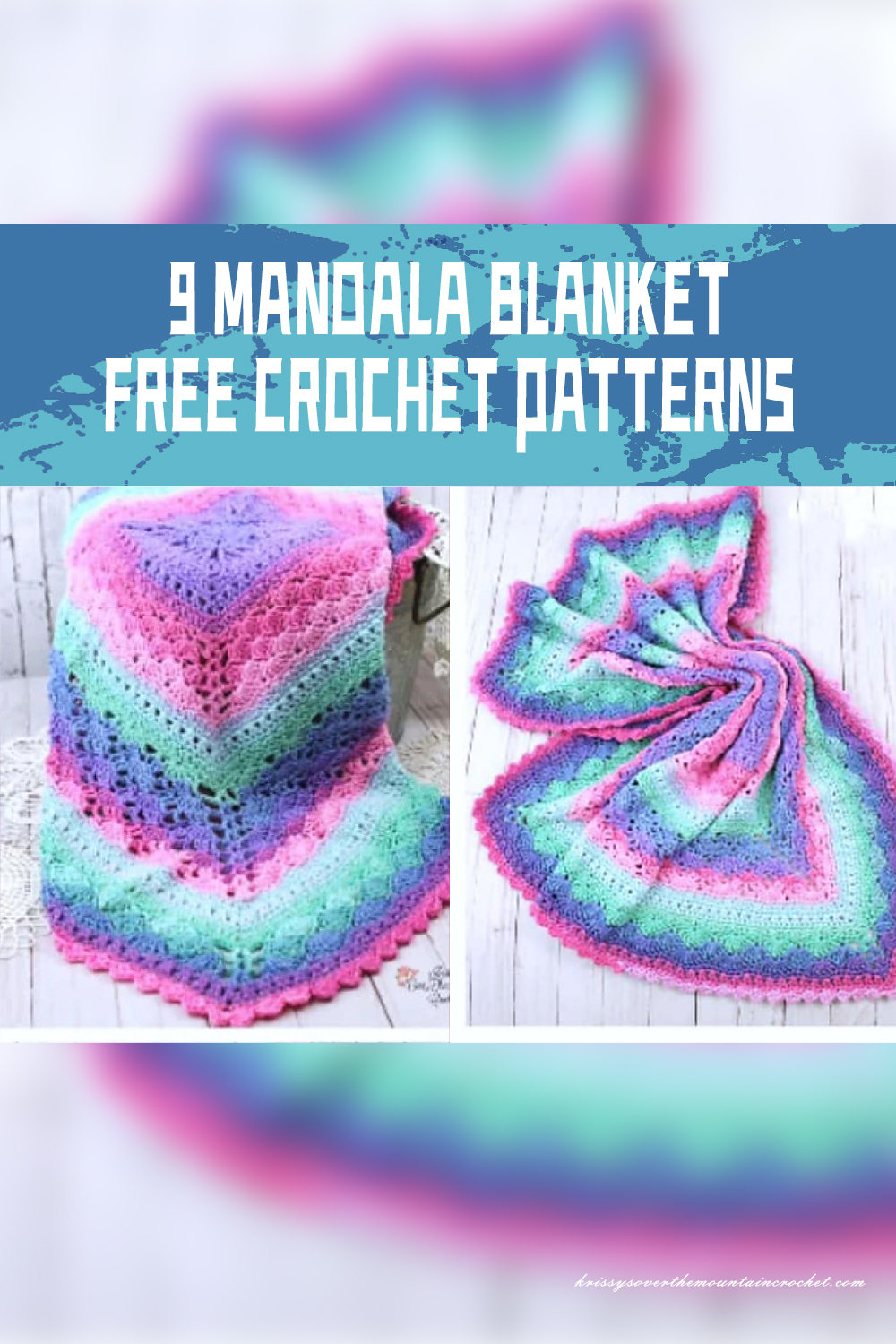 9 Mandala Blanket Crochet Patterns FREE