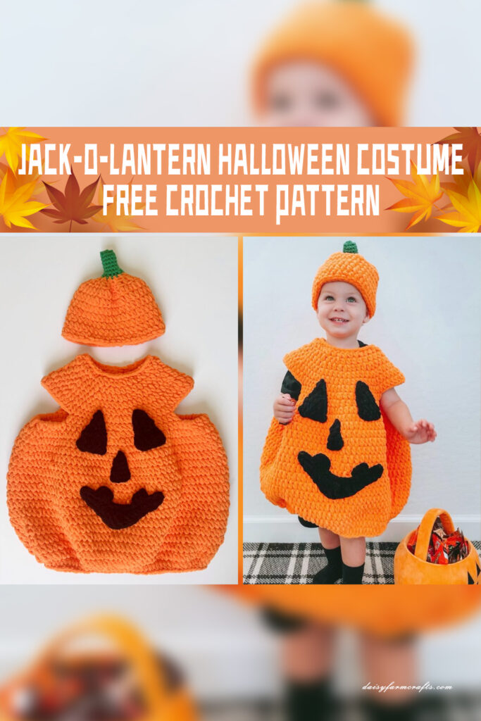  Pumpkin COSTUME Set Crochet Pattern - FREE 