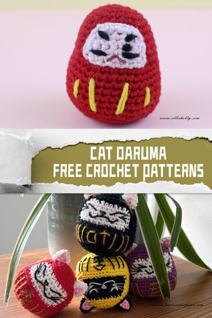 FREE Cat Daruma Crochet Patterns