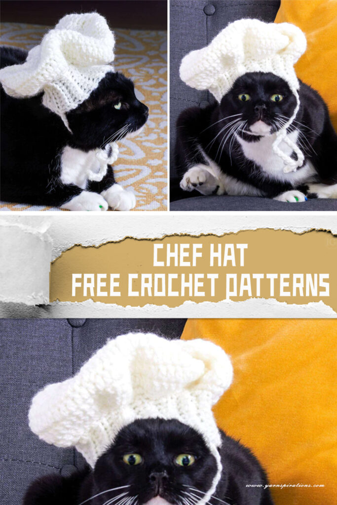 FREE Chef Hat Crochet Patterns