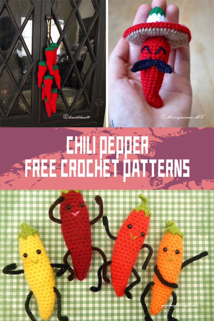 FREE Chili Pepper Crochet Patterns