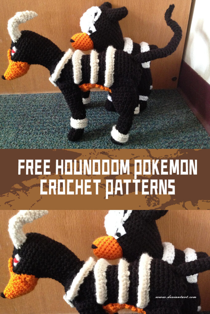 FREE Houndoom Pokemon Crochet Patterns