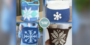 FREE Snowflake Basket Crochet Patterns
