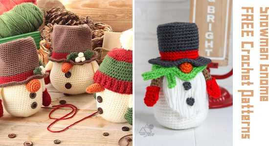 FREE Snowman Gnome Crochet Patterns