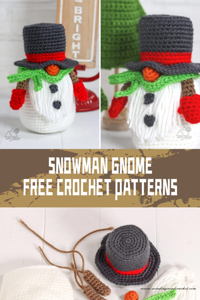  FREE Snowman Gnome Crochet Patterns 