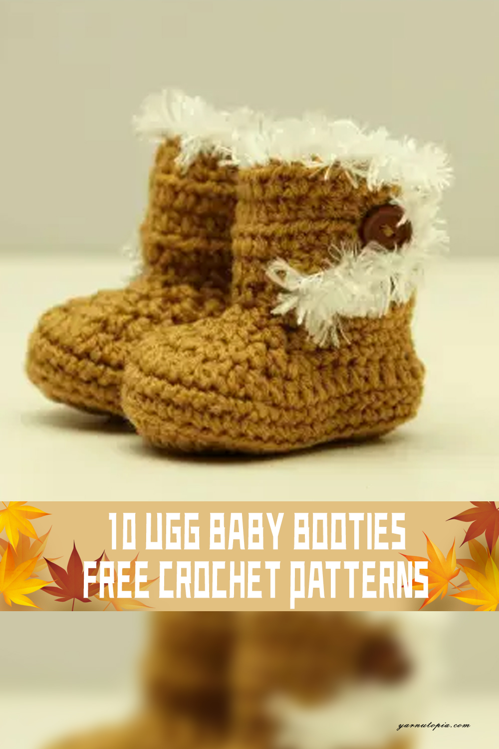 10 UGG Baby Booties Crochet Patterns FREE