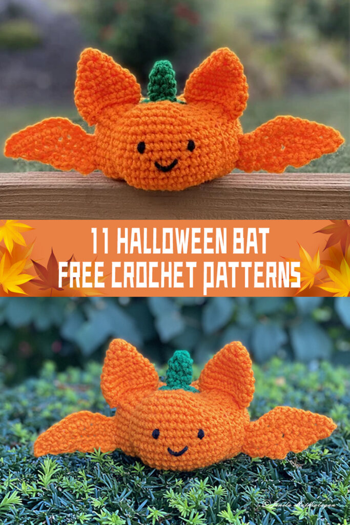 11 Halloween Bat Crochet Patterns - FREE