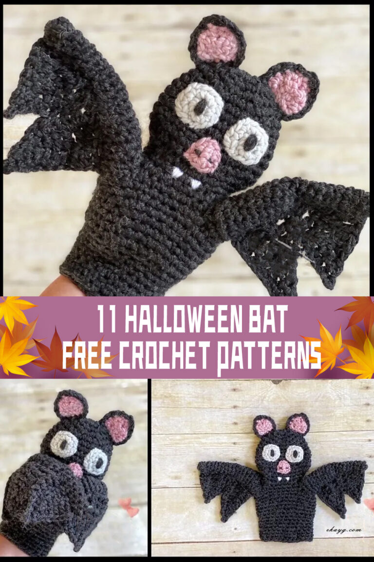 11 Halloween Bat Crochet Patterns - FREE - iGOODideas.com