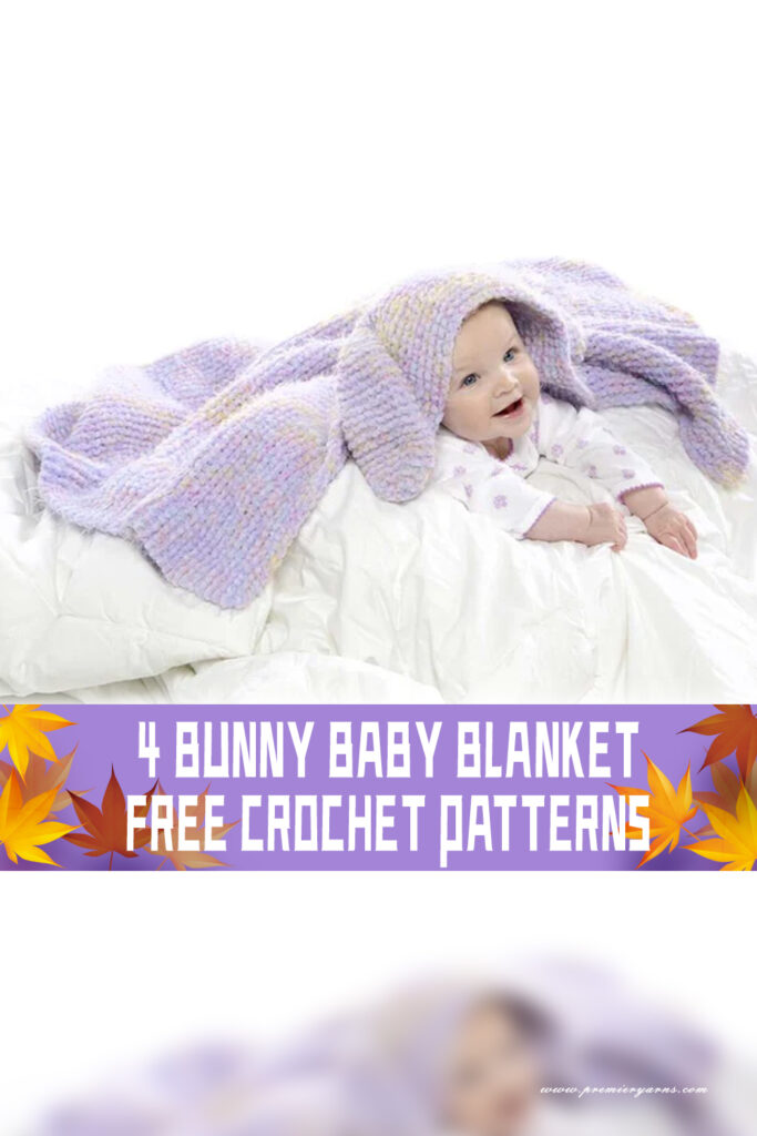 4 Bunny Baby Blanket Crochet Patterns - FREE