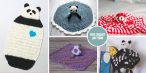 5 FREE Panda Lovey Crochet Patterns