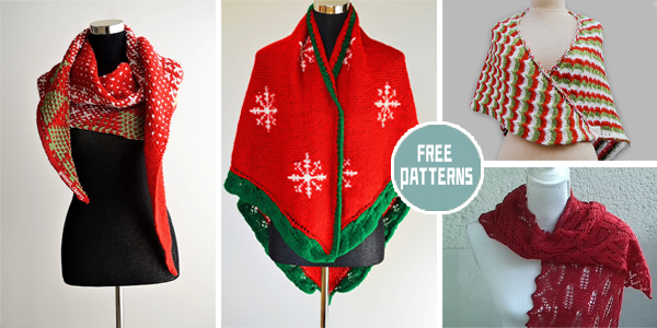 Sanfly Women Girls Christmas Scarf Cute Reindeer Pattern Knitted Scarf Autumn Winter Warm Neck Wrap Casual Long Scarf