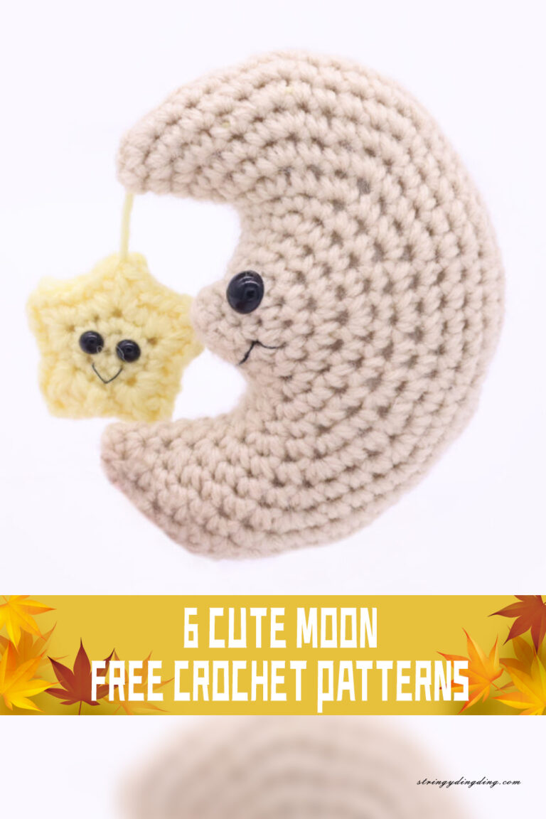 6 Cute Moon FREE Crochet Patterns - iGOODideas.com