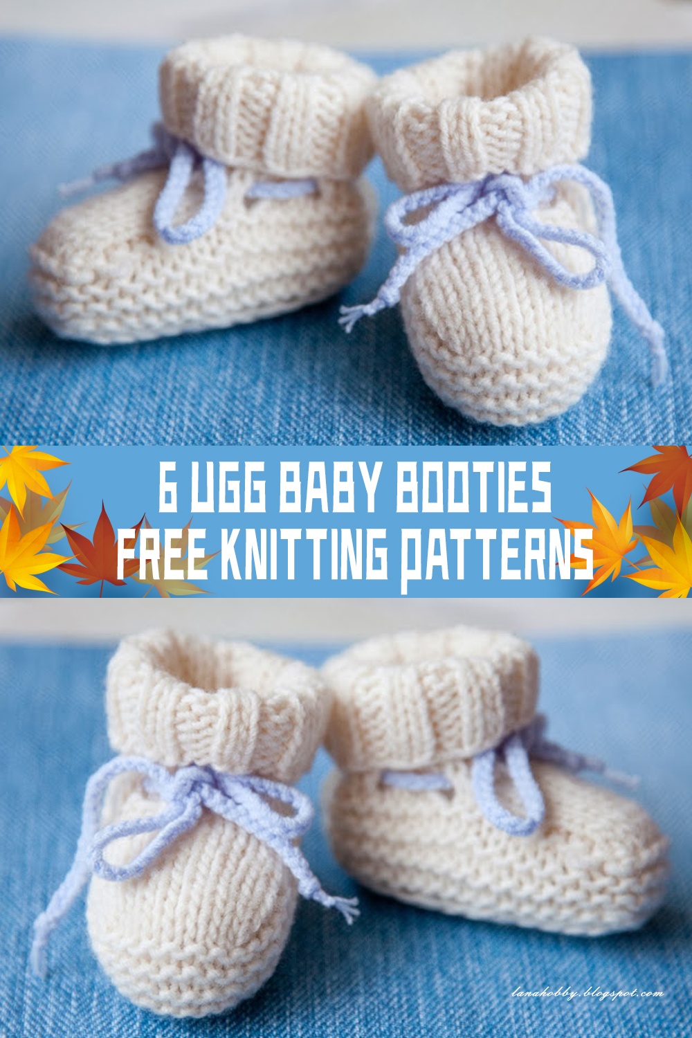 6 FREE UGG Baby Booties Knitting Patterns