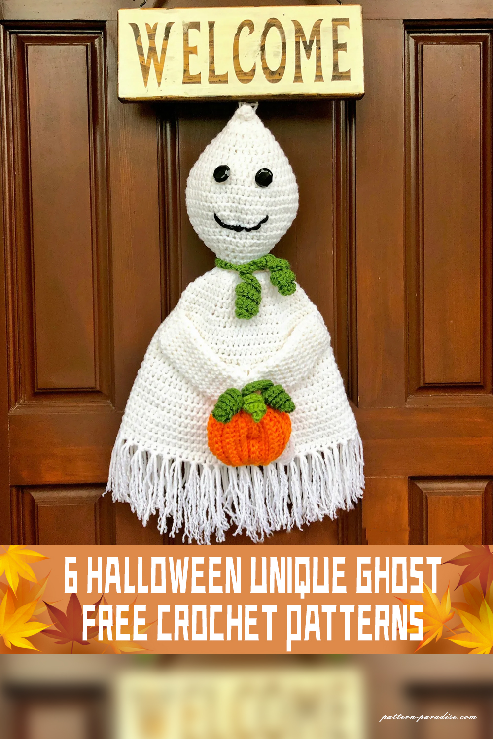 6 Halloween Unique Ghost Crochet Patterns - FREE - iGOODideas.com