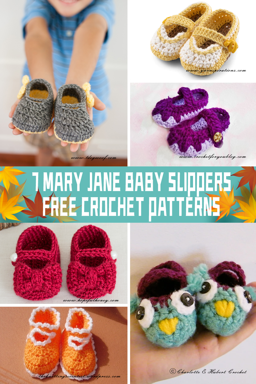 7 Mary Jane Baby Slippers Crochet Patterns FREE