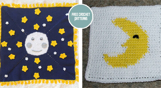 FREE Moon Blanket Crochet Patterns