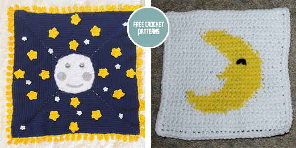 FREE Moon Blanket Crochet Patterns