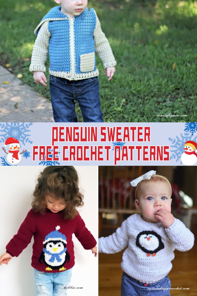 FREE Penguin Sweater Crochet Patterns