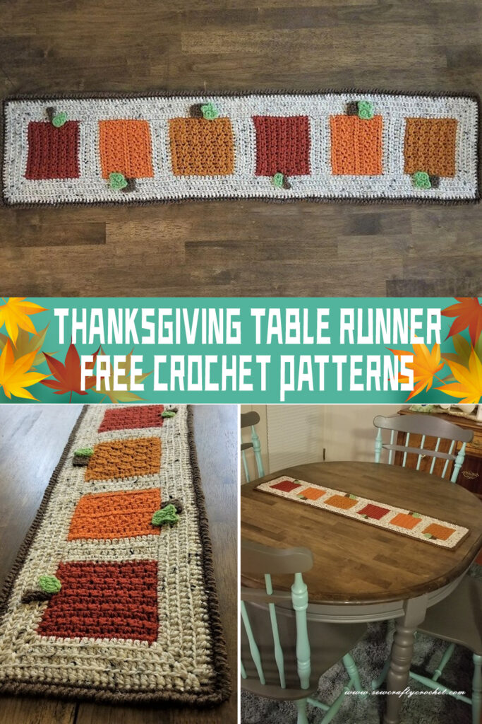 Thanksgiving Table Runner Crochet Patterns - FREE