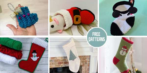 10 Unique Christmas Stocking Crochet Patterns – FREE