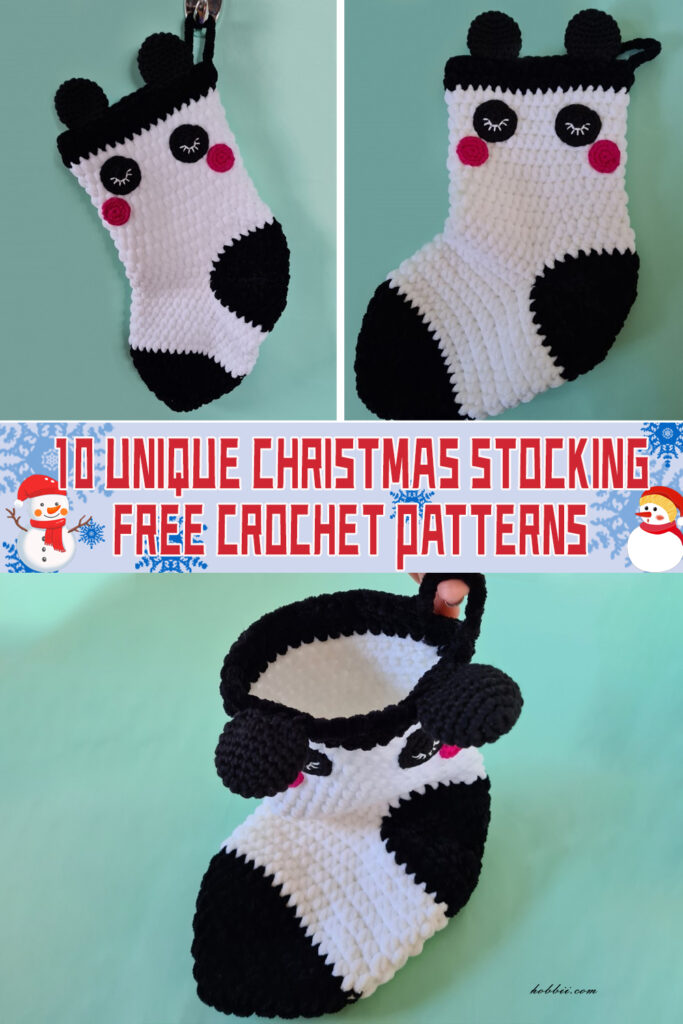 10 Unique Christmas Stocking Crochet Patterns - FREE