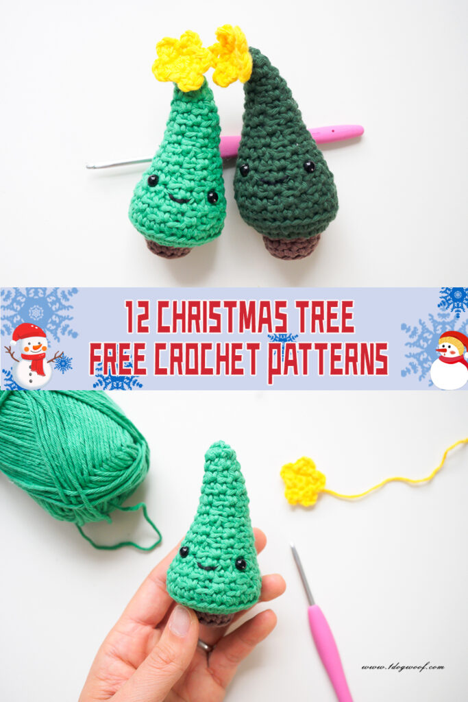  12 Christmas Tree Crochet Patterns - FREE