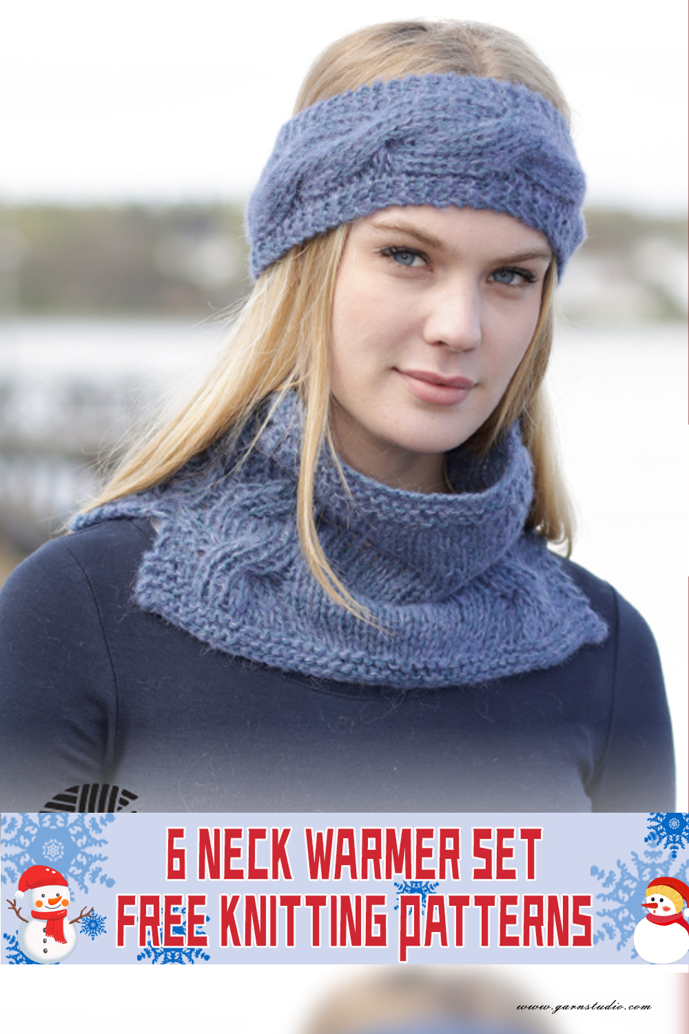 6 Neck Warmer Set Knitting Patterns - 6 Neck Warmer Set Knitting Patterns FREE6 