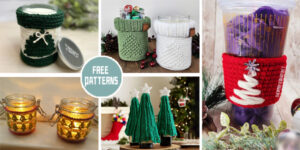8 Christmas Tree Cozy Crochet Patterns - FREE