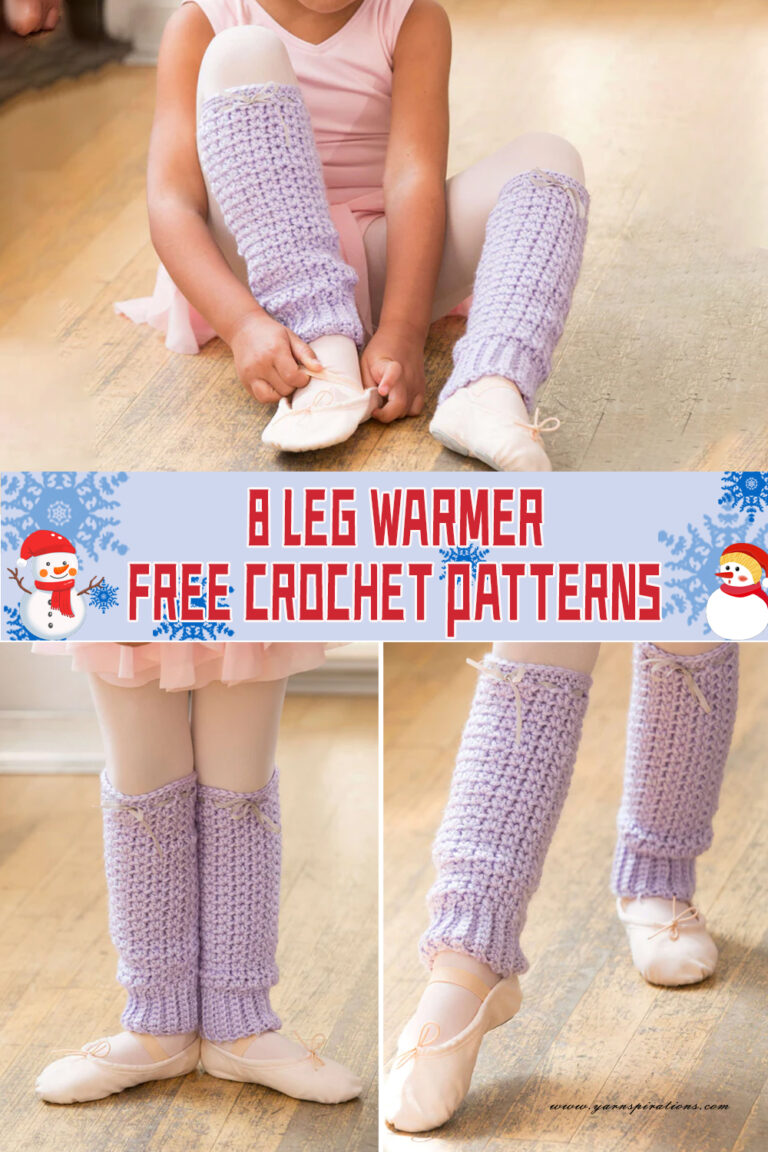 8 Leg Warmer Crochet Patterns FREE