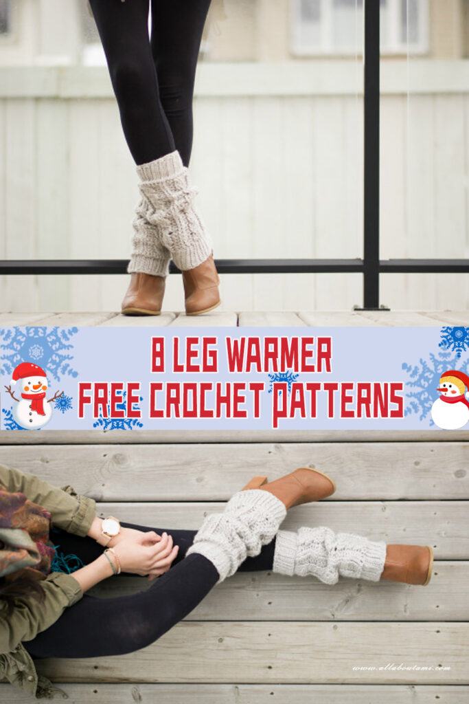 8 Leg Warmer Crochet Patterns - FREE