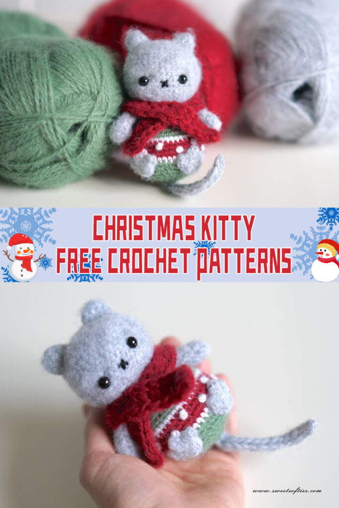 FREE Christmas Kitty Crochet Patterns