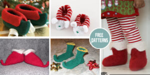 5 Holiday Slippers Knitting Patterns - FREE