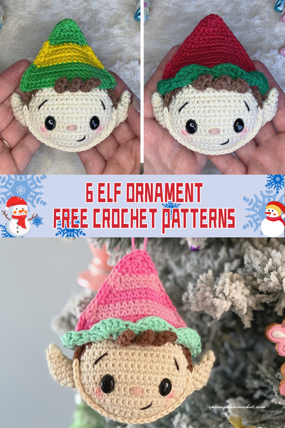 6 Enchanting Elf Ornament Crochet Patterns for the Holidays ...