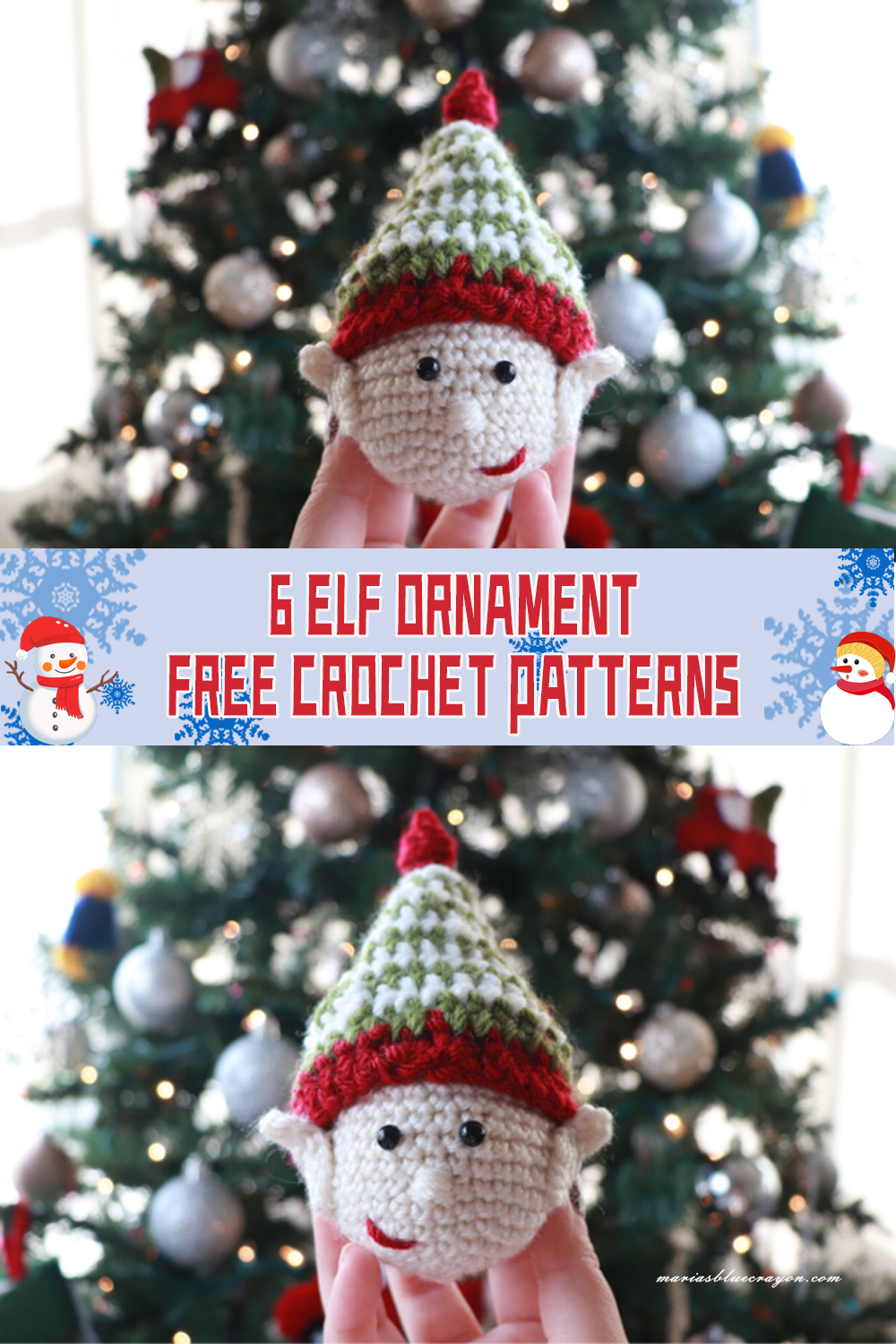6 Enchanting Elf Ornament Crochet Patterns for the Holidays ...