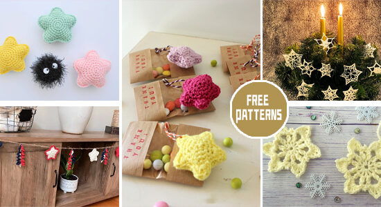 9 Little Star Crochet Patterns - FREE