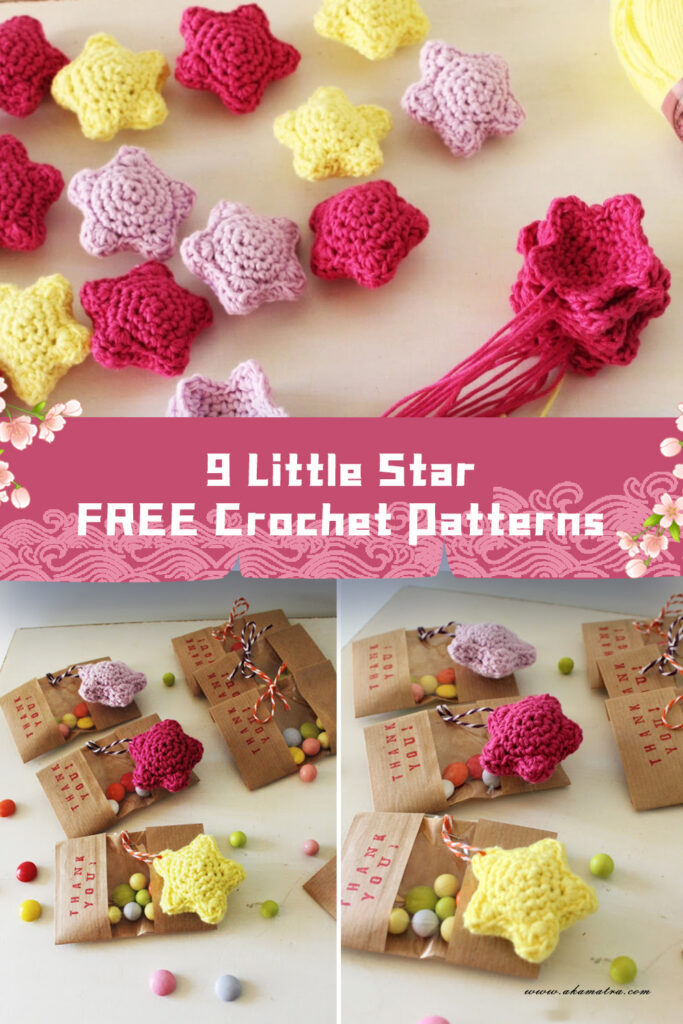 9 Little Star Crochet Patterns -  FREE