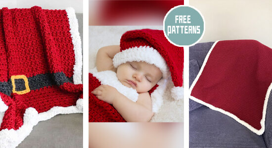 FREE Santa Baby Blanket Crochet Patterns
