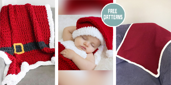 FREE Santa Baby Blanket Crochet Patterns