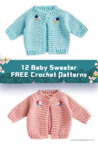 12 Baby Sweater Crochet Patterns - FREE - iGOODideas.com