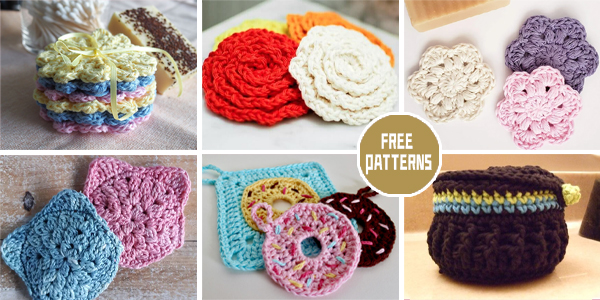 12 Face Scrubby Crochet Patterns – FREE