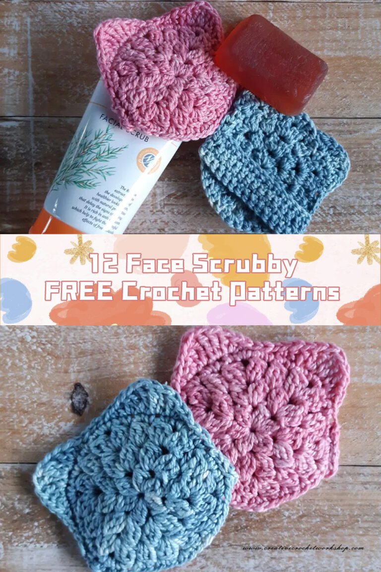 Discovering Diversity: Exploring 12 Face Scrubby Crochet Patterns - iGOODideas.com