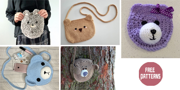 7 Bear Purse Crochet Patterns – FREE