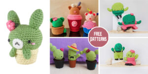 7 Cactus Amigurumi Crochet Patterns – FREE