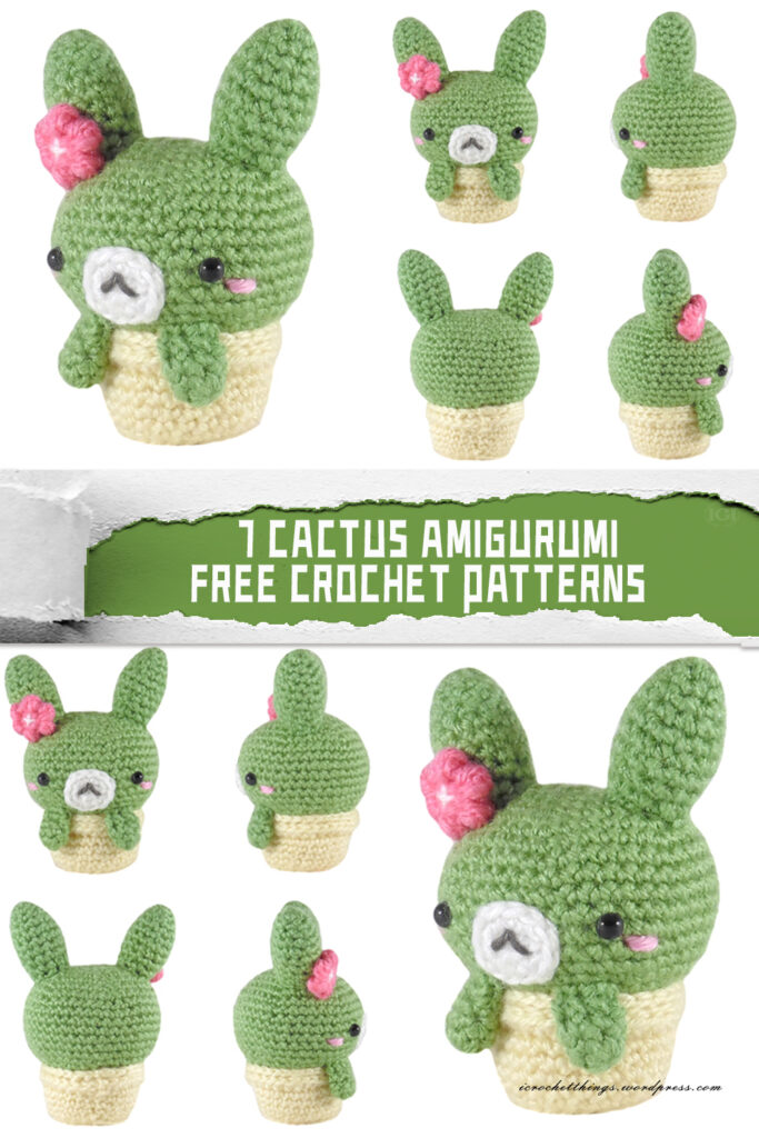 7 Cactus Amigurumi Crochet Patterns – FREE